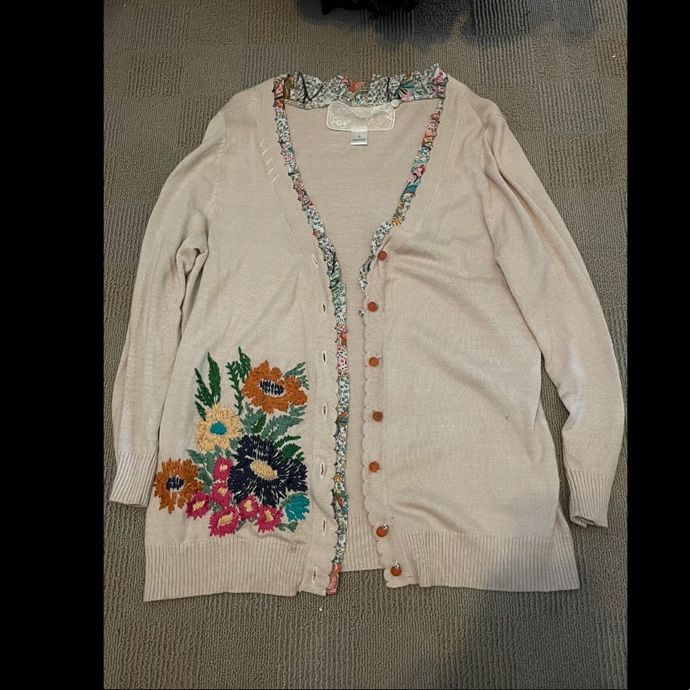 Mek & Me Light Floral Cardigan